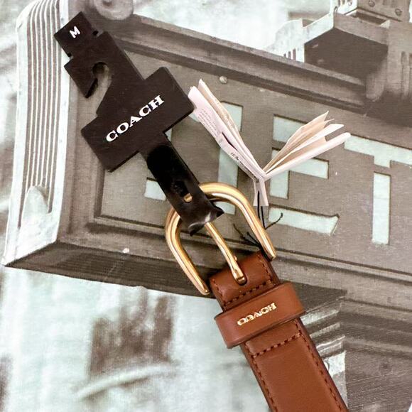 Coach F78180 Brown Classic Belt main image 5